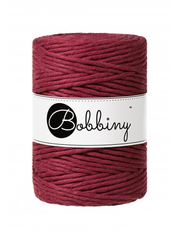 Macrame Cord 5mm in WIne Red by Bobbiny