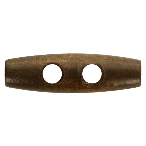 50mm Wooden Toggle - Two Hole Button