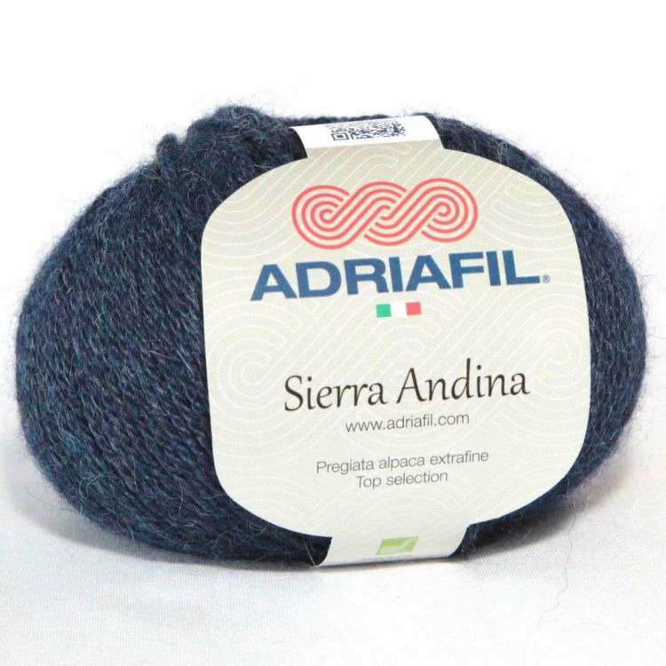 Yarn - Adriafil Sierra Andina Sport / DK in Blue Melange 23