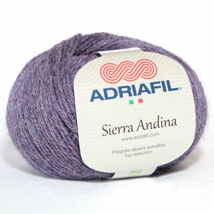 Yarn - Adriafil Sierra Andina Sport / DK in Plum Melange 20 