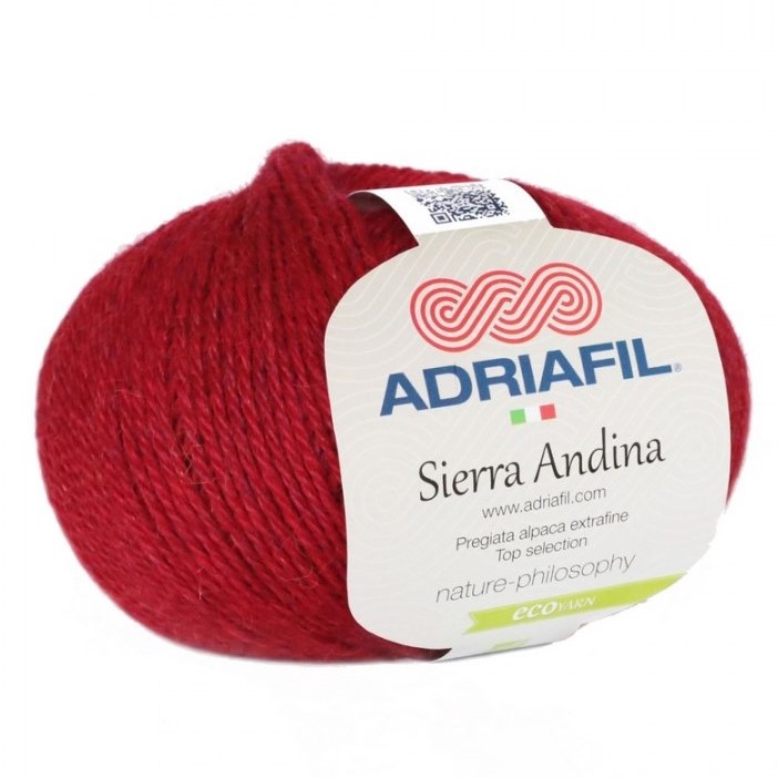 Yarn - Adriafil Sierra Andina Sport / DK in Red Melange 38