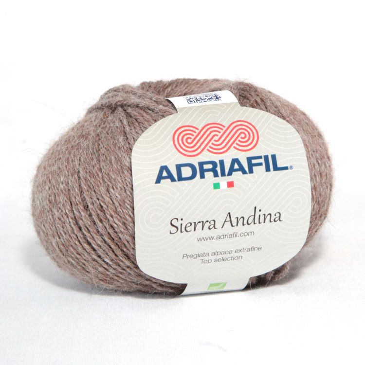 Yarn - Adriafil Sierra Andina Sport / DK in Light Brown 33