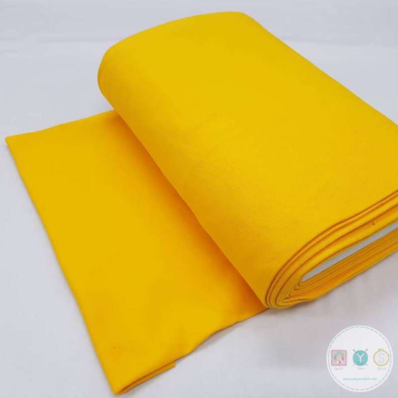 Cotton Jersey Fabric Tube in Sunny Yellow